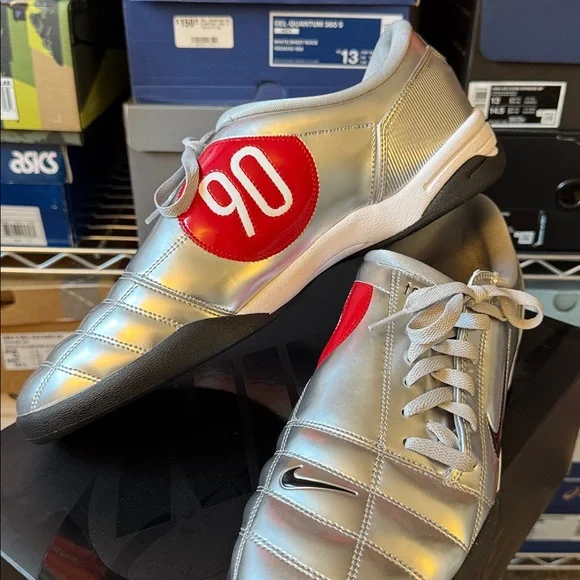 Nike Total 90 III SP “Metallic Silver” Men’s Size 13 - Picture 6 of 8